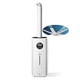Humidificador de Suelo Grande, Tanque de Agua de Gran Capacidad de 21L, 2 Tipos de boquillas de nebulización, humidificador de Aire ultrasónico Industrial Comercial, Ahorro de energía/Ahorro de en