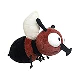 Vuela De Peluche - Suave Muñeca Realista De 7,5 Pulgadas, Peluche Con Forma De Moscú | Ideal Para Librería, Entrada, Apasionado De Las Fiestas, Cumpleaños, Halloween, Juguete Para Dormir Para Niños,