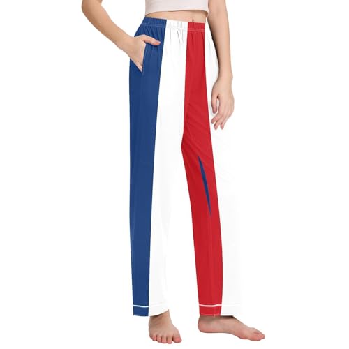 Pantalon de pyjama France pour femme GuoChe confortable à cordon