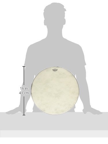 Remo World Percussion Rahmentrommel 16 x 2,5 – Acousticon Kessel, Fiberskyn 3 Fell, Walnut Finish – HD-8516-00