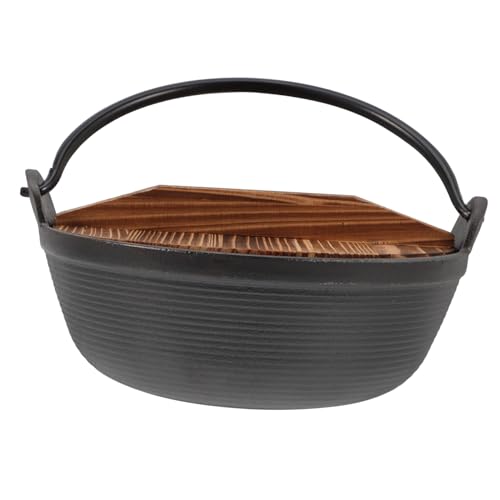 VICASKY Cast Iron Chicken Rice Pot with Lid