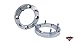 Rugged Front/Rear Wheel Spacer for (1999-2006) (2012-16) John Deere/Bombardier/DS/Quest/Outlander/Rally/RSX/Gator/Sarasota, Aluminum Alloy, Bolt Pattern:4x136mm;Thread:M10x1.25;Thickness:1”