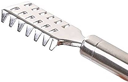 sba prime Stainless Steel Fish Scale Remover Cleaner Fish Scaler (Pack of 1)-picture-28