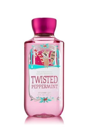 Bath Body Works Twisted Peppermint Shower Gel 2014