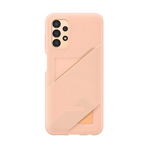 Samsung Card Slot Cover EF-OA135 fĂĽr das Galaxy A13 | Back Cover, Handy-HĂĽlle, stoĂźfest, Schutz Case, Kartenhalterung, Peach - 6,6 Zoll