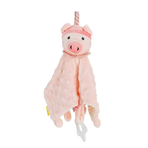 LIFKOME Soothing Towel Animal Shaped Comfort Toy Newborn Saliva Absorber Sleepy Doll Gentle Material Safe for Boys and Girls