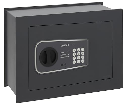 ARREGUI Logica 611150 Wandtresor mit Zahlenschloss | Tresor Wandmontage mit Elektronikschloss | Doppelbolzen Verriegelung | Einfache Montage | Versteckter Tresor | 15 L | 30 x 41 x 20 cm