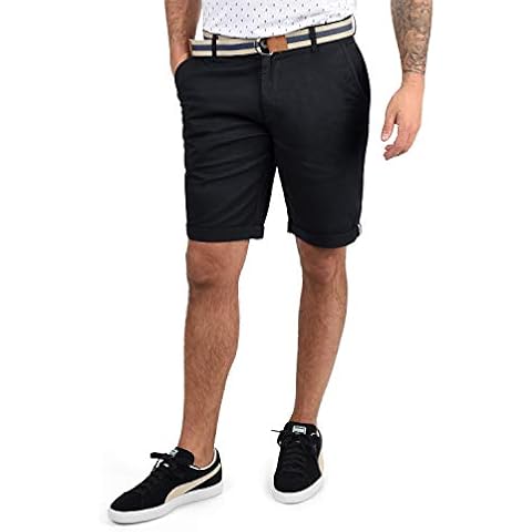 !Solid Monty Herren Chino Shorts Bermuda Kurze Hose Mit Gürtel Aus Stretch-Material Regular-Fit Cover