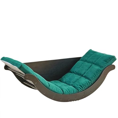 Mecedora deslizante con cojín, silla reclinable para una relajación cómoda en el dormitorio, sala de estar, porche, jardín, balcón y patio trasero