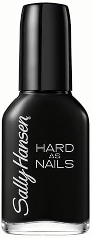 Sally Hansen Hard As Nails Color, Black Heart, 0.45 Fluid Ounce