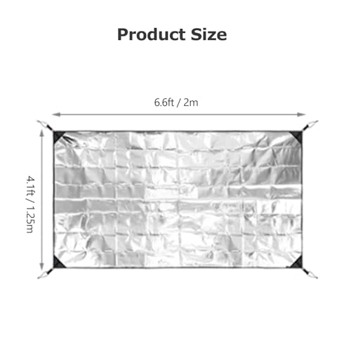 Esterilla de picnic impermeable aluminio portátil: Manta plegable para tienda de campaña 3