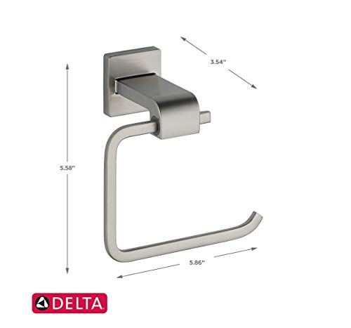 Delta 77550-Ss Ara Toilet Paper Holder, 6.25 X 6.25 X 6.25 Inches, Brilliance Stainless Steel #TOP3