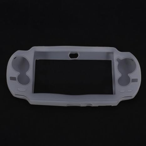 Imported Silicone Protective Skin Case Cover for Sony PlayStation PS Vita - White