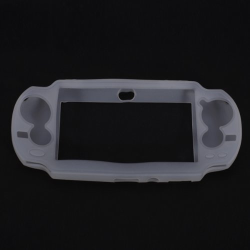 Imported Silicone Protective Skin Case Cover for Sony PlayStation PS Vita - White