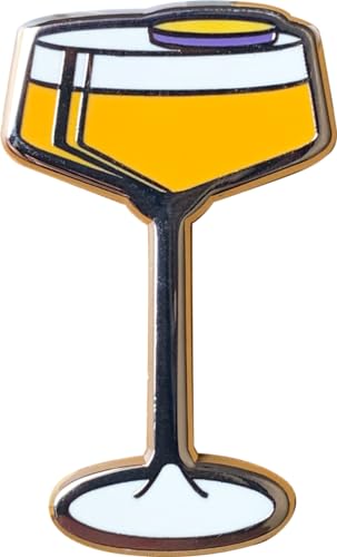 Image of Classic Cocktail Cute Enamel Pins for Bartender Aprons, Jackets, Backpacks and Purses, Shirt and Suit Lapels, Button Badges Brooch Fashion Jewelry