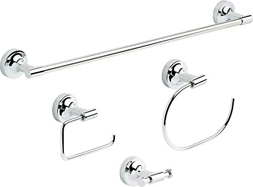 Franklin Brass Voisin 4-Piece -bath Accessory Set, Polished Chrome, -bathroom Accessories, VOI64-PC