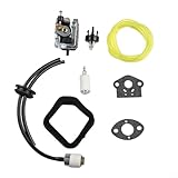 Carburateur pour débroussailleuse Tanaka CG22EA 21 1cc modèle 6696550 WYC22 avec kit de tuyaux de carburant, joints et filtres compatible avec débroussailleuse TCG22EAB