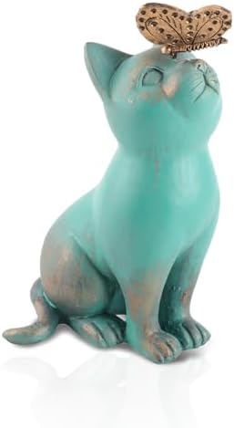 Statue Chat Noir Doigt D'honneur - Déco Humoristique Pour Intérieur Et Jardin