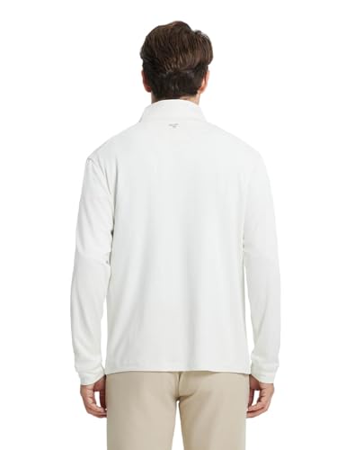 Men's Quarter Zip Golf Pullover Men Mock Neck Sweatshirts Dry Fit Long Sleeve Performance Wicking 1/4 Zip Pullover3