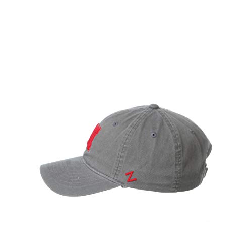 Gorra ajustable NCAA Nebraska Cornhuskers unisex carbón miniatura 6
