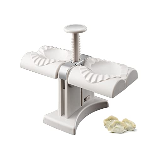 Produktfoto von ARYAMURTI Automatische Ravioli Dumpling Maker Form Doppelkopf Knödelmacher Teigtaschenformer Ravioli Dumpling Former&hellip;
