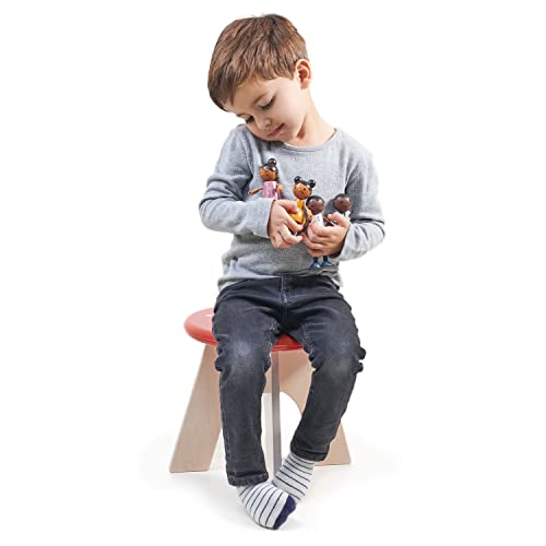 Tender Leaf Toys - Familia Muñecos Humming Bird Multicultural miniatura 2