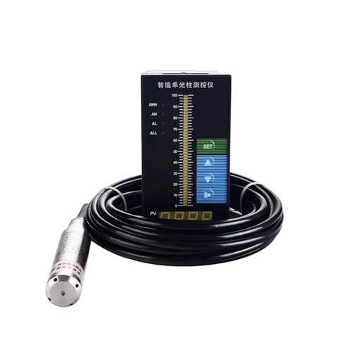 Transmisor de Nivel de Agua 4-20mA Sonda de Nivel Sumergible IP68 y Sensor de Combustible CC 24V 7