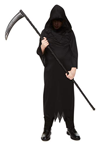 Karnival Costumes- Halloween Black Phantom Déguisement, Boys, 84564, Noir, x-large
