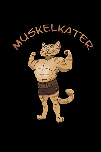 Preisvergleich Produktbild Muskelkater: Notizbuch A5 Kariert Fitness Bodybuilder Gewichtheber Lustiges Geschenk Für Sportler als Trainingsbuch
