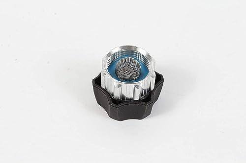 Image of Karcher Universal Filtered Garden Hose Connector for Electric Pressure Washers, Black