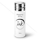 Ink Permanent Fil Blanc Pré Imprégné [30 m] pour Microblading, Maquillage Permanent et Traçage des Sourcils