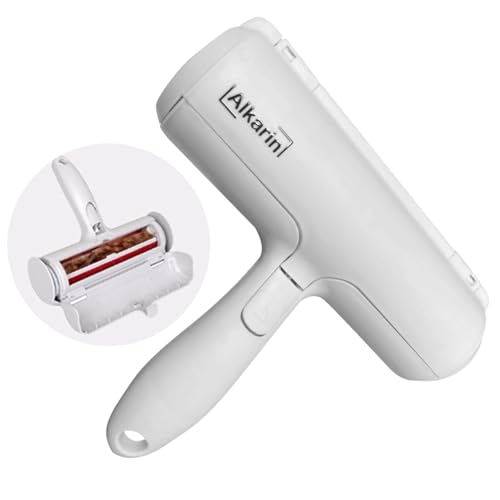 Alkarin Premium Reusable Pet Hair Remover Roller for Dogs & Cats - Easy Clean Lint Brush for Carpets, Grooming, Clothes, Furniture, Rugs, Sofa, Bedding – White Alkarin Premium Reusable Pet Hair Remover Roller for Dogs & Cats - Easy Clean Lint Brush for Carpets, Grooming, Clothes, Furniture, Rugs, Sofa, Bedding – White