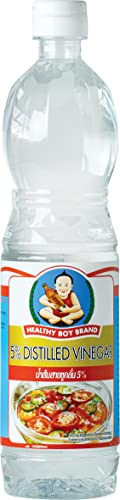 Healthy Boy Vinagre de caña de azúcar, 5% de acidez 700 g - Lot de 6