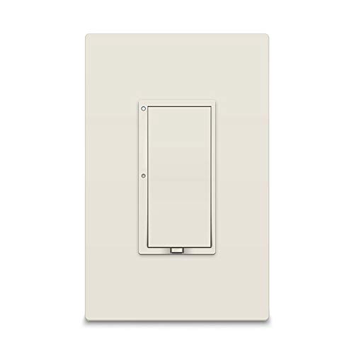 Insteon Smart On/Off Wall Switch, 1800 Watt, 2477SLAL (Light Almond) - Insteon Hub required for voice control with Alexa & Google Assistant