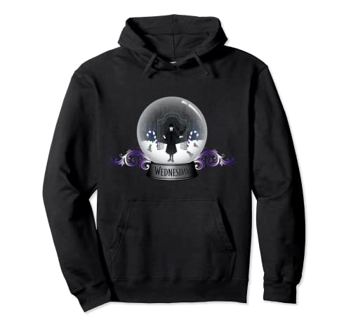 Miércoles Serie Miércoles Fiesta Snowglobe Sudadera con Capucha