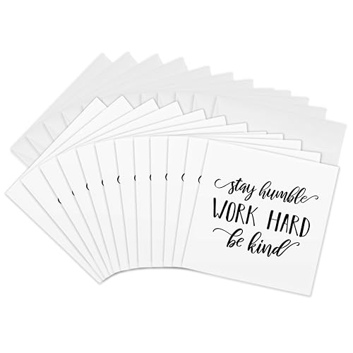 Cartes de vœux haut de gamme en noir et blanc de format carré artistique