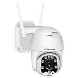 【Zwei-Wege-Audio/Pan-Tilt】Lautsprecher und Mikrofon mit integriertem Geräuschfilter in die WLAN-Überwachungskamera, wirklich 2-Sprach-Audio, ermöglicht es Ihnen, Gäste in Echtzeit zu begrüßen. Pan/Tilt, eine Rotation von 320 ° im Horizontal und 90 ° vertikal, Sie können die Kamera über die App bewegen, um Eindringlinge während der Fahrt zu erschrecken. Diese drahtlose Kamera kann Sie überall enger mit Ihrer Familie verbinden.