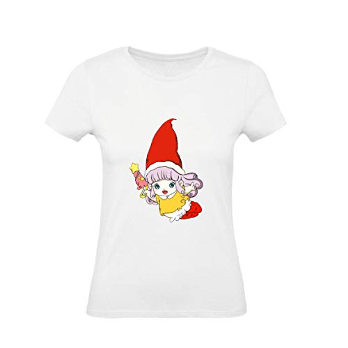  T-Shirt Donna Cotone Basic Super vestibilità Top qualità - Mem. - Divertente Humor Made in Italy (Bianco, L)