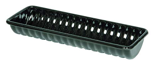 Riess, 0637-022, Rehrückenform, CLASSIC - BACKFORMEN, Maße 30 x 10 cm, Höhe 6.7 cm, Inhalt 1.1 Liter, Emaille, schwarz, Induktion