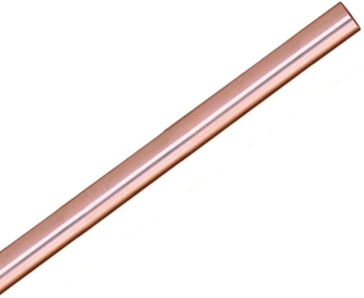 1pc Copper Tube OD1"25mm Wall Thickness0.04" 1mm Length 14" 355mm Hollow Straight Round Pure Cooper Tubing Piping For Home Furnishing, Machinery, DIY Handicraft