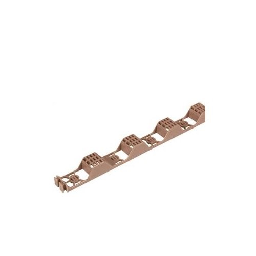 SuntufPalram 92770 Horizontal Closure Strip, Polycarbonate Plastic, 2' L x 1-3/16 in W x 7/8 in H