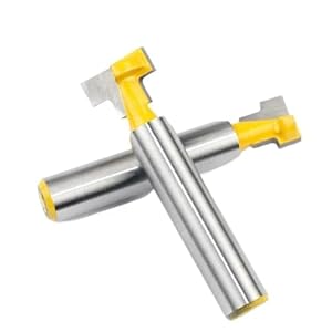 Yjqhody 2-teiliger T-Nut-Fräser Satz
