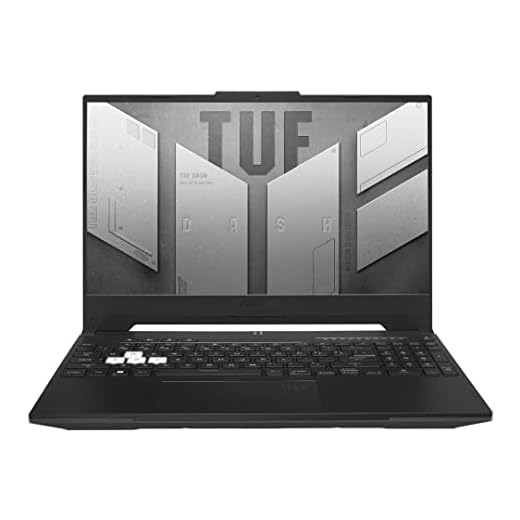 ASUS TUF Dash F15 FX517ZM - Ordenador Portátil Gaming de 15.6" Full HD 144Hz (Intel Core i7-12650H, 16GB RAM, 512GB SSD, NVIDIA RTX 3060-6GB, Sin Sistema Operativo) Negro - Teclado QWERTY español