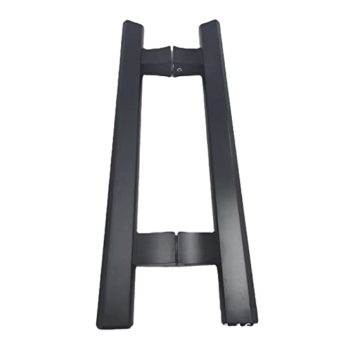 ドア取手 引き出し取手 スペース アルミ ガラス ドア ハンドル ロング 戸棚,ドア用(Black)