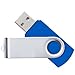 Price comparison product image Ricco 32GB Swivel USB High Speed Metal Flash Memory Pen Drive Disk Stick 01-001 (BLUE)