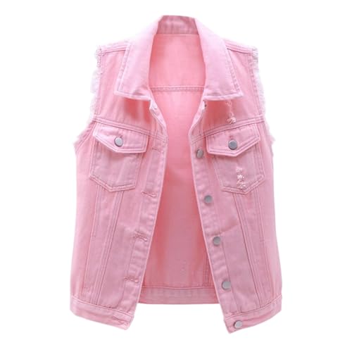 Gilet en jean femme grande taille décontracté sans manches veste longue fluide