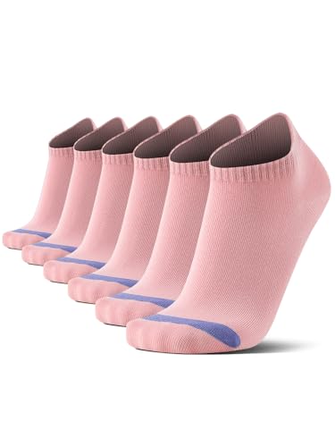 Image of Women's sports ankle socks,moisture wicking,for running,non slip athletic socks with arch support,6 pack