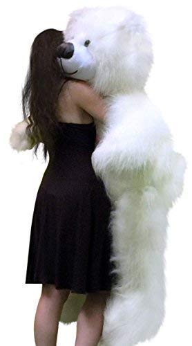 Big Plush 5 Foot Big Valentines Day Giant White Teddy Bear 60 Inch Soft Made In Usa #TOP6