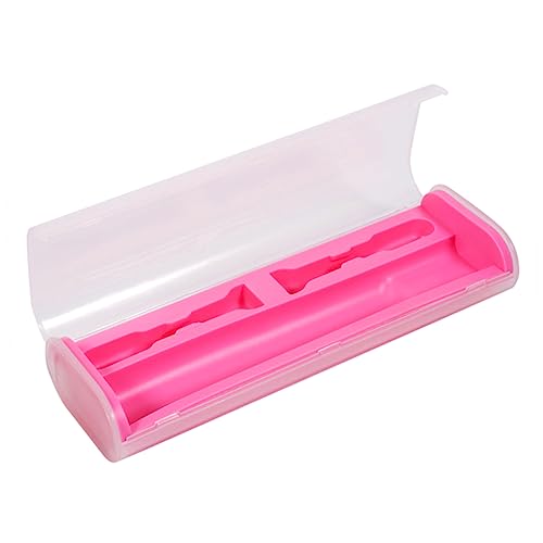 Ipetboom Electric Toothbrush Travel Case Compact Pink Storage Holder for Brush Heads Portable and Protective Design for Camping and Outdoor Use