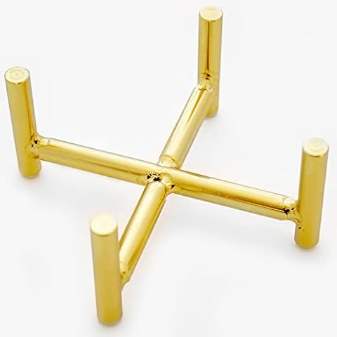 Thirstystone Gold Tone Cast Iron Coaster Holder Cover